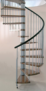 escalier ajustable helicoidal